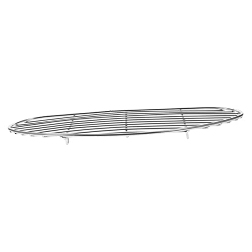 SOLUSTRE Edelstahl Öl Abtropfgestell Hitzebeständiger Küchen Abkühlgitter Halbkreisförmiges Wok Gestell Robust Für Dämpfen Backen Kochen Zuhause Restaurant SOLUSTRE Edelstahl Öl Abtropfgestell Hitzebeständiger Küchen Abkühlgitter Halbkreisförmiges Wok Gestell Robust Für Dämpfen Backen Kochen Zuhause Restaurant von SOLUSTRE