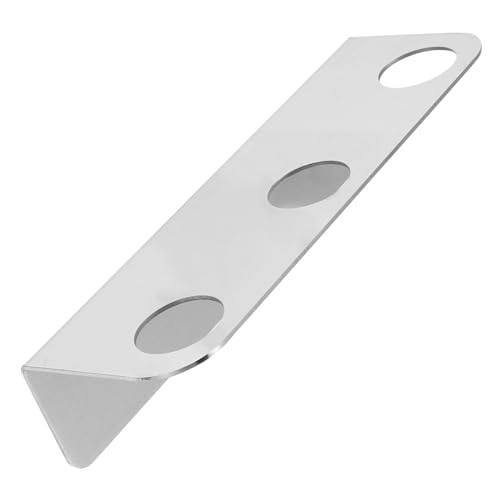 SOLUSTRE Edelstahl Seifenhalter Wandmontage Ohne Bohren Platzsparender Flüssigseifenhalter Mit Vielseitiger Kompatibilität Für Handseife Duschgel Rostfreier Wandhalter Für Badezimmer von SOLUSTRE