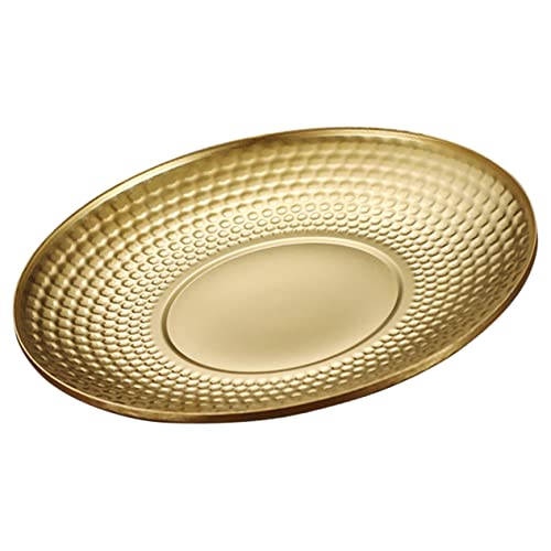 SOLUSTRE Edelstahl Servierplatte Rund Robust und Unzerbrechlich Klassische Obst und Dessertplatte für Outdoor Camping Partys und Familienfeiern Stapelbar und Leicht zu Reinigen Sicher für SOLUSTRE Edelstahl Servierplatte Rund Robust und Unzerbrechlich Klassische Obst und Dessertplatte für Outdoor Camping Partys und Familienfeiern Stapelbar und Leicht zu Reinigen Sicher für von SOLUSTRE