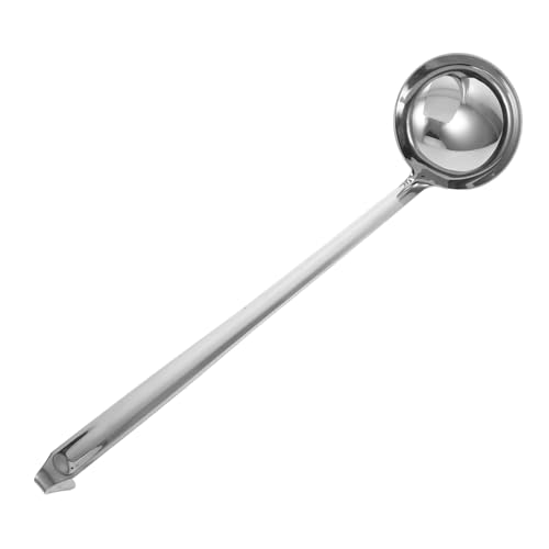 SOLUSTRE Edelstahl Suppenkelle mit Langem Griff und Praktischem Haken Tiefer Suppenlöffel für Suppe Porridge und Soßen Hitzebeständig Multifunktional und Leicht zu Verstauen SOLUSTRE Edelstahl Suppenkelle mit Langem Griff und Praktischem Haken Tiefer Suppenlöffel für Suppe Porridge und Soßen Hitzebeständig Multifunktional und Leicht zu Verstauen von SOLUSTRE