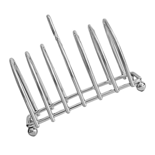 SOLUSTRE Edelstahl Toastständer Metallbrotablage Langlebig Rostfrei Platzsparend für Küche Restaurant Bäckerei Stabil Leicht zu Reinigen SOLUSTRE Edelstahl Toastständer Metallbrotablage Langlebig Rostfrei Platzsparend für Küche Restaurant Bäckerei Stabil Leicht zu Reinigen von SOLUSTRE