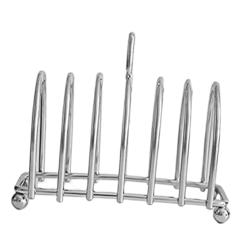 SOLUSTRE Edelstahl Toastständer Scheiben Kompakter Robuster Brothalter für Küche Partys Camping Langlebiges Leichtes Platzsparendes Toastbrot Regal aus Metall SOLUSTRE Edelstahl Toastständer Scheiben Kompakter Robuster Brothalter für Küche Partys Camping Langlebiges Leichtes Platzsparendes Toastbrot Regal aus Metall von SOLUSTRE
