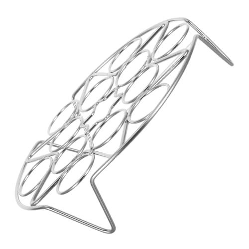 SOLUSTRE Eierdämpfer Runder Dampfgarer Eierdampfgarer Eierdampfgarer Gestell Für Hartgekochte Eier Tablett Für Gedämpfte Eier Eierständer Zum Kochen Von Eiern Gestell Für Gedämpfte von SOLUSTRE
