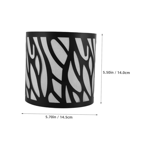 SOLUSTRE Eisen Lampenschirm Hohlzylindrisch Tischlampe Lampenabdeckung Kreativ Einfach Schwarz Robust Vielseitig Für Wohn Arbeitszimmer SOLUSTRE Eisen Lampenschirm Hohlzylindrisch Tischlampe Lampenabdeckung Kreativ Einfach Schwarz Robust Vielseitig Für Wohn Arbeitszimmer von SOLUSTRE