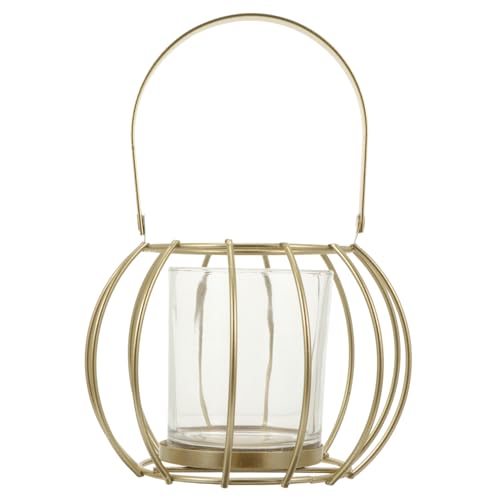 SOLUSTRE Eleganter Tragbarer Hängekorb Kerzenhalter aus Dickem Geflochtenem Draht mit Becher Kreativer Dekorativer Kerzenständer für Hochzeiten und Festlichkeiten SOLUSTRE Eleganter Tragbarer Hängekorb Kerzenhalter aus Dickem Geflochtenem Draht mit Becher Kreativer Dekorativer Kerzenständer für Hochzeiten und Festlichkeiten von SOLUSTRE