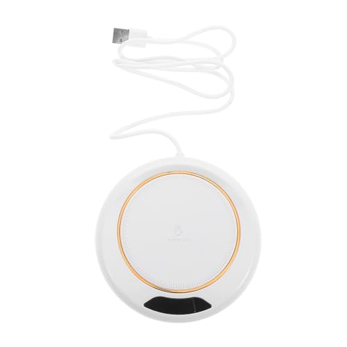 SOLUSTRE Elektrischer Becherwärmer USB mit Einstellbarer Temperatur Wiederverwendbarer Kaffeetassenwärmer Tragbare Heizplatte für Kaffee Tee und Getränke Stilvoller Schreibtischwärmer für SOLUSTRE Elektrischer Becherwärmer USB mit Einstellbarer Temperatur Wiederverwendbarer Kaffeetassenwärmer Tragbare Heizplatte für Kaffee Tee und Getränke Stilvoller Schreibtischwärmer für von SOLUSTRE