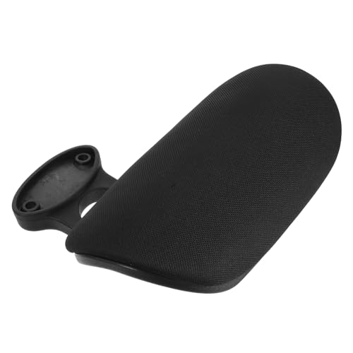 SOLUSTRE Ergonomisches Nackenkissen Bürostuhl Kopfstütze Verstellbar Nackenstützkissen mit Atmungsaktivem Mesh für Office und Gaming Stuhl Komfortable Halsstütze Schwarz von SOLUSTRE
