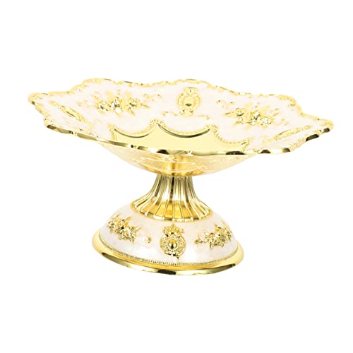 SOLUSTRE Europäisches Obst Serviertablett aus Hochwertiger Zinklegierung Feines Reliefdesign für Partys Hochzeiten Geburtstage und Festliche Buffets Stilvolle Snack und Dessertplatte Gold SOLUSTRE Europäisches Obst Serviertablett aus Hochwertiger Zinklegierung Feines Reliefdesign für Partys Hochzeiten Geburtstage und Festliche Buffets Stilvolle Snack und Dessertplatte Gold von SOLUSTRE