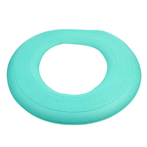 SOLUSTRE Eva Selbstklebendes Dickes Wc Sitzkissen Wasserdichtes Atmungsaktives Toilettensitzpolster in Grün Komfortable rutschfeste Toilet Seat Pad für Familien und Badezimmer von SOLUSTRE