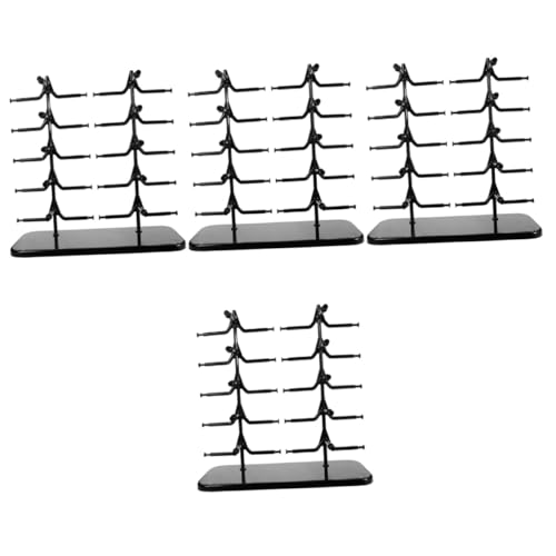 SOLUSTRE Eyeglasses Rack 4 Stück 10 Brillen Gestelle Multi Sonnenbrillen-organizer Für Den Schreibtisch Brillenständer Brillenhalter Deko Übersichtliche Vitrine Brillenträger Sonnenbrillen-display Abs SOLUSTRE Eyeglasses Rack 4 Stück 10 Brillen Gestelle Multi Sonnenbrillen-organizer Für Den Schreibtisch Brillenständer Brillenhalter Deko Übersichtliche Vitrine Brillenträger Sonnenbrillen-display Abs von SOLUSTRE