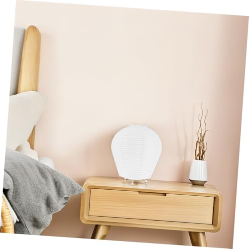 SOLUSTRE Faltbare Nachttischlampe aus Japanischem Papier Warmes Licht Sanftes Licht Moderne Stehlampe für Schlafzimmer Schreibtisch Kommode Dekoration für Wohnheim und Festtagsbeleuchtung SOLUSTRE Faltbare Nachttischlampe aus Japanischem Papier Warmes Licht Sanftes Licht Moderne Stehlampe für Schlafzimmer Schreibtisch Kommode Dekoration für Wohnheim und Festtagsbeleuchtung von SOLUSTRE