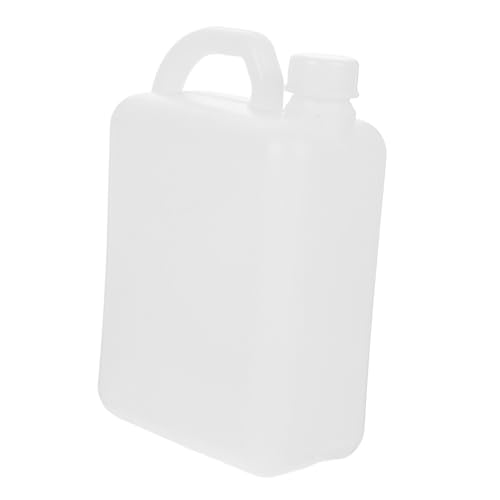 SOLUSTRE Hochbeständige 1-liter-vorratsflasche Aus Kunststoff Leerer Flüssigkeitsbehälter Mit Verschluss Perfekt Für Den Transport von SOLUSTRE