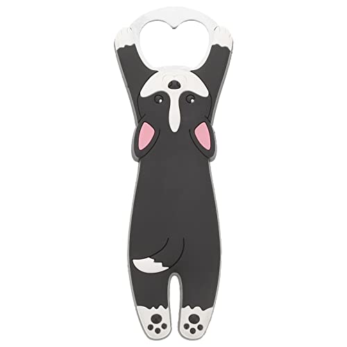 SOLUSTRE Magnetischer Flaschenöffner Mit Hundedesign Manuelles Zubehör Für Bier Und Softdrinks Kühlschrankmagnet Für Tierliebhaber Und Feierlichkeiten von SOLUSTRE