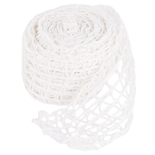 SOLUSTRE Fleischnetzrolle aus Hochwertigem Polyester mit Elastischem Wurstnetz für Braten Räuchern und Kochen von und Fleisch Reißfest und Geruchlos zum Fleischverpacken und Fixieren von SOLUSTRE