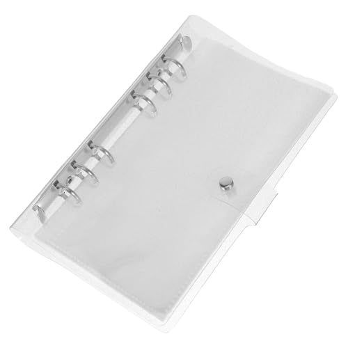 SOLUSTRE Fotoalbum mit Ring Ordner Große Kapazität Transparentes Lose Fotohüllen Album für Karten Sticker Aufbewahrung und Schutz Vielseitig für Sammelkarten und Rezepte von SOLUSTRE