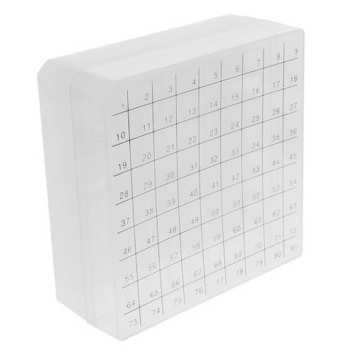 SOLUSTRE Gefrierröhrenbox Röhrchen Gefrierschrank Fläschchen Rohrgestell EIS Rohrhalter aus Kunststoff Abnehmbarer Reagenzglashalter Aufbewahrungsboxen für Gefrierschränke pp Transparent SOLUSTRE Gefrierröhrenbox Röhrchen Gefrierschrank Fläschchen Rohrgestell EIS Rohrhalter aus Kunststoff Abnehmbarer Reagenzglashalter Aufbewahrungsboxen für Gefrierschränke pp Transparent von SOLUSTRE
