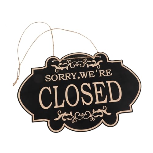 SOLUSTRE Geöffnet-geschlossen-Schild Aus Holz Türschild Mit Lanyard Geschäftsschild Für Restaurant Vintage Türdekor Einfach Zu Hängen SOLUSTRE Geöffnet-geschlossen-Schild Aus Holz Türschild Mit Lanyard Geschäftsschild Für Restaurant Vintage Türdekor Einfach Zu Hängen von SOLUSTRE
