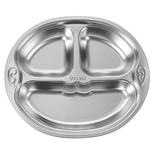 SOLUSTRE Geteiltes Serviertablett mit Fächern Langlebige Kantinenplatte Tiefes Design gegen Verschütten Leicht zu Reinigen Stapelbar und Rostfrei für Vielseitigen Einsatz SOLUSTRE Geteiltes Serviertablett mit Fächern Langlebige Kantinenplatte Tiefes Design gegen Verschütten Leicht zu Reinigen Stapelbar und Rostfrei für Vielseitigen Einsatz von SOLUSTRE