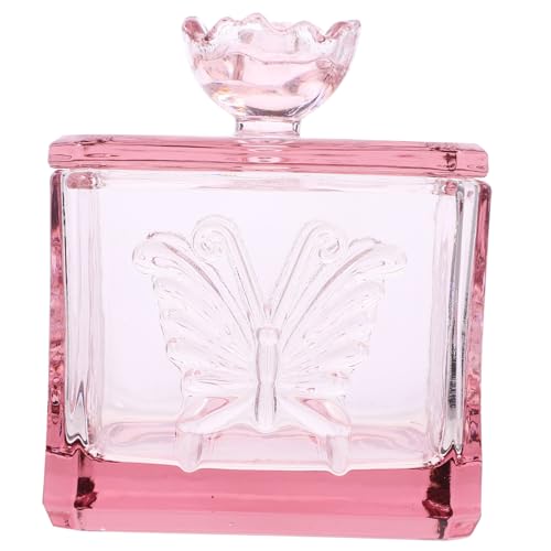 SOLUSTRE Glas Vorratsglas mit Deckel Luftdichte Aufbewahrungsbox für Lebensmittel und Tee Feuchtigkeitsgeschützte Glasdose für Trockenfrüchte Schmuck und Süßigkeiten Große Multifunktionale von SOLUSTRE