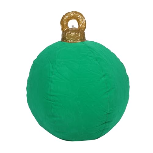 SOLUSTRE Große Aufblasbare Weihnachtskugeln aus PVC mit Flokatiertem Finish Leicht Wiederverwendbar Für Rasen Terrasse und Weihnachtsfeiern Einfache Installation Vielseitige Outdoor-deko SOLUSTRE Große Aufblasbare Weihnachtskugeln aus PVC mit Flokatiertem Finish Leicht Wiederverwendbar Für Rasen Terrasse und Weihnachtsfeiern Einfache Installation Vielseitige Outdoor-deko von SOLUSTRE