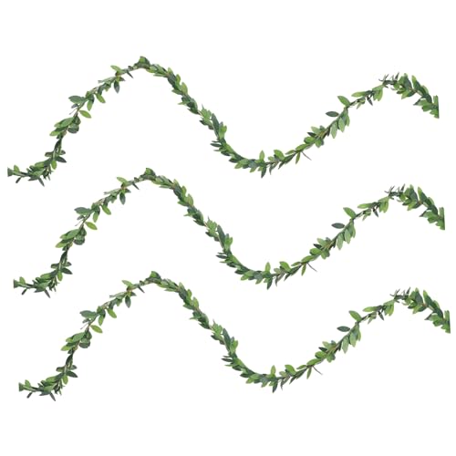 SOLUSTRE Grüne LED Lichterkette mit LEDs Zarte Rattan Dekoration Girlande Batteriebetrieben Dekorative Lichter für Schlafzimmer und Indoor Feiern von SOLUSTRE