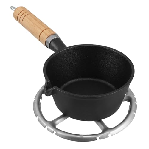 SOLUSTRE Gusseisen Mini Pfanne mit Holzgriff Vielseitige Kleine Bratpfanne für Eier Omeletts und Saucen Hitzebeständig Gleichmäßige Wärmeverteilung für Herd und Induktion SOLUSTRE Gusseisen Mini Pfanne mit Holzgriff Vielseitige Kleine Bratpfanne für Eier Omeletts und Saucen Hitzebeständig Gleichmäßige Wärmeverteilung für Herd und Induktion von SOLUSTRE