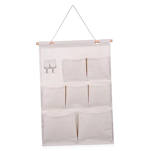 SOLUSTRE Hängender Wand Organizer mit Mehreren Taschen Platzsparender Aufbewahrungsbeutel für Schlafzimmer und Tür Vielseitiger Hängeorganizer zur Ordnung von Schmuck Fernbedienungen und SOLUSTRE Hängender Wand Organizer mit Mehreren Taschen Platzsparender Aufbewahrungsbeutel für Schlafzimmer und Tür Vielseitiger Hängeorganizer zur Ordnung von Schmuck Fernbedienungen und von SOLUSTRE