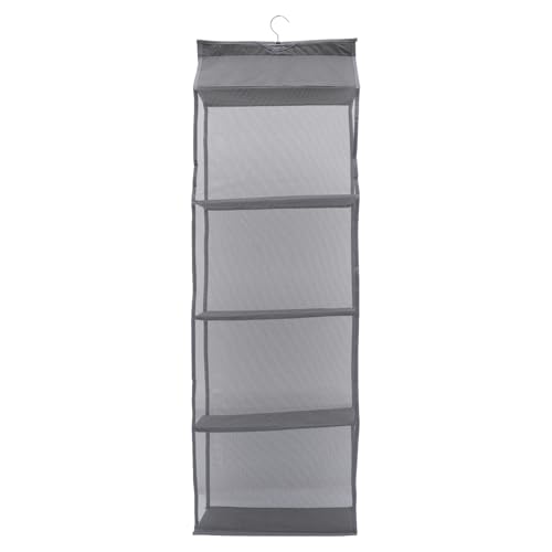 SOLUSTRE Hängendes Kleiderschrank Regal Lagige Aufbewahrungstasche aus Vlies und Mesh für Kleidung Taschen und Staubdicht und Einfach zu Reinigen für Garderobe SOLUSTRE Hängendes Kleiderschrank Regal Lagige Aufbewahrungstasche aus Vlies und Mesh für Kleidung Taschen und Staubdicht und Einfach zu Reinigen für Garderobe von SOLUSTRE