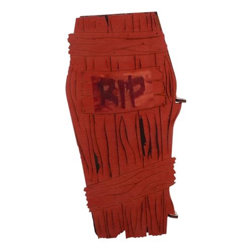 SOLUSTRE Halloween Coffin Treat Box aus Stabilem Holz Kleine Süßigkeiten Schmuckaufbewahrung Geräumige Party-geschenkbox Wiederverwendbar für Trick-treat und Schmuck Organizer SOLUSTRE Halloween Coffin Treat Box aus Stabilem Holz Kleine Süßigkeiten Schmuckaufbewahrung Geräumige Party-geschenkbox Wiederverwendbar für Trick-treat und Schmuck Organizer von SOLUSTRE