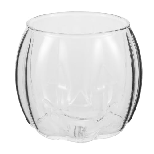 SOLUSTRE Halloween Glasbecher aus Hitzebeständigem Glas Pumpkin Form Einlagig Transparent Leicht für Kaffee Latte Kakao Milch Saft zu Hause Büro und Outdoor Einfach zu Reinigen SOLUSTRE Halloween Glasbecher aus Hitzebeständigem Glas Pumpkin Form Einlagig Transparent Leicht für Kaffee Latte Kakao Milch Saft zu Hause Büro und Outdoor Einfach zu Reinigen von SOLUSTRE