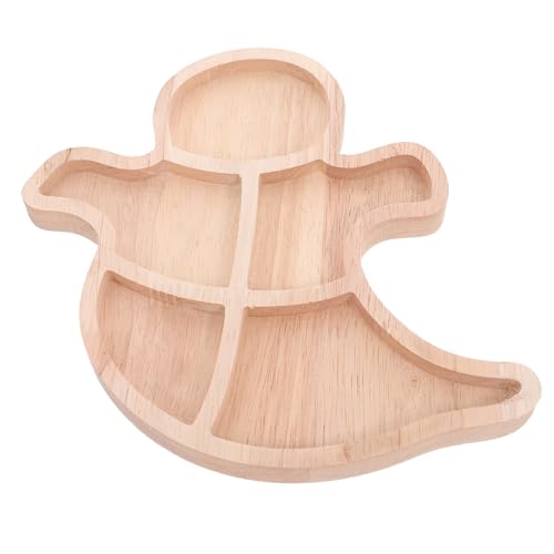 SOLUSTRE Halloween Holzservierplatte Gespensterform Servierteller mit Fächern für Gemüse Käse Obst Snackplatte Leicht Tragbar Kinderfreundlich Dekorativer Halloween Tischschmuck SOLUSTRE Halloween Holzservierplatte Gespensterform Servierteller mit Fächern für Gemüse Käse Obst Snackplatte Leicht Tragbar Kinderfreundlich Dekorativer Halloween Tischschmuck von SOLUSTRE