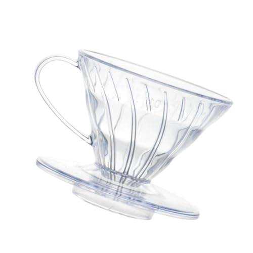 SOLUSTRE Handgefertigte Kaffeekanne mit Feinem Ausguss Kreativer Tropf Filterbecher Rostfrei Spülmaschinenfest für Zuhause und Freunde Langlebiges Sicheres Material von SOLUSTRE