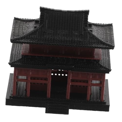 SOLUSTRE Handgefertigter Miniatur Chinesischer Pavillon Aquarium Deko Hochwertige Micro Landschaft Ornament Vielseitig für Wasser und Landlandschaften von SOLUSTRE