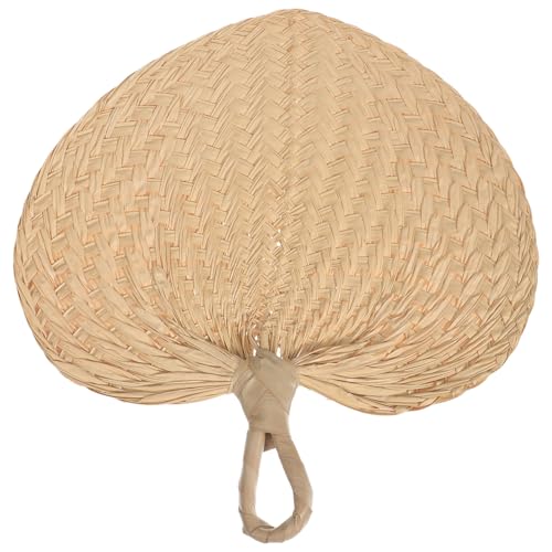 SOLUSTRE Handgefertigter Natürlicher Strohfächer mit Griff Leichter Kühler Sommerfächer für Zuhause Outdoor und Spaziergänge Handgewebt Dekorativ und Praktisch SOLUSTRE Handgefertigter Natürlicher Strohfächer mit Griff Leichter Kühler Sommerfächer für Zuhause Outdoor und Spaziergänge Handgewebt Dekorativ und Praktisch von SOLUSTRE
