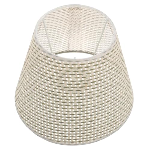 SOLUSTRE Handgefertigter Rattan Lampenschirm Dekorativer Schreibtischlampen Ersatzschirm Einfacher Gewebter Lampenschirm Leicht zu Montierendes Zubehör für Wohn und Esszimmer SOLUSTRE Handgefertigter Rattan Lampenschirm Dekorativer Schreibtischlampen Ersatzschirm Einfacher Gewebter Lampenschirm Leicht zu Montierendes Zubehör für Wohn und Esszimmer von SOLUSTRE