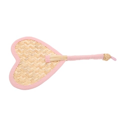 SOLUSTRE Handgefertigter Weizenstroh-fächer Herzform Tragbarer Mini- für Babywagen Vielseitig Einsetzbar für Hochzeit Shower Picknick und Sommerliche Abkühlung SOLUSTRE Handgefertigter Weizenstroh-fächer Herzform Tragbarer Mini- für Babywagen Vielseitig Einsetzbar für Hochzeit Shower Picknick und Sommerliche Abkühlung von SOLUSTRE