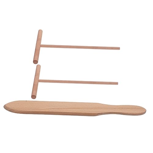 SOLUSTRE Handgefertigtes Crepe spatel Holz mit Ergonomischem Design Sicherem Glattem Finish zum Gleichmäßigen Verteilen von Pfannkuchenteig Geeignet für Küche Restaurant Backen und SOLUSTRE Handgefertigtes Crepe spatel Holz mit Ergonomischem Design Sicherem Glattem Finish zum Gleichmäßigen Verteilen von Pfannkuchenteig Geeignet für Küche Restaurant Backen und von SOLUSTRE