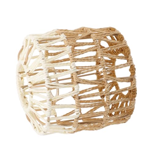 SOLUSTRE Handgewebter Boho Lampenschirm aus Papierseil Retro Hängelampe Lampenschirm Langlebig und Robust Geeignet für Deckenleuchte Wohnzimmer und Esszimmer Beleuchtung Natürlicher Stil SOLUSTRE Handgewebter Boho Lampenschirm aus Papierseil Retro Hängelampe Lampenschirm Langlebig und Robust Geeignet für Deckenleuchte Wohnzimmer und Esszimmer Beleuchtung Natürlicher Stil von SOLUSTRE