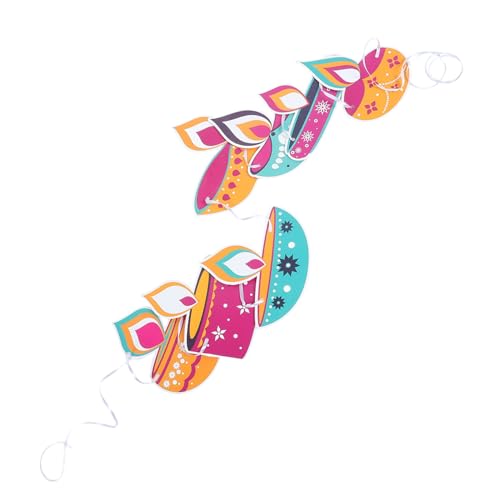 SOLUSTRE Happy Diwali Banner Festliches für Diwali Feiern Bunte Wand und Türdekoration Einfach zu Hängen für Partys und Klassenzimmergestaltung von SOLUSTRE
