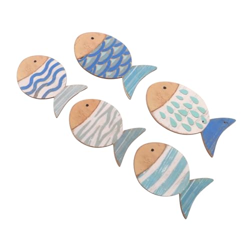 SOLUSTRE Holz Fisch Wanddeko Tropische Meeresfische Nautische Holzanhänger Küstenstil Wandornamente Wohnzimmer Schlafzimmer Stranddekor SOLUSTRE Holz Fisch Wanddeko Tropische Meeresfische Nautische Holzanhänger Küstenstil Wandornamente Wohnzimmer Schlafzimmer Stranddekor von SOLUSTRE