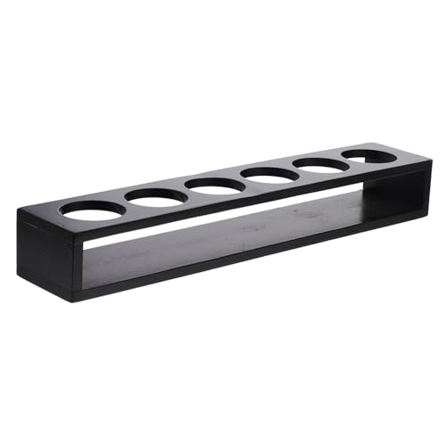 SOLUSTRE Holz Schnapsglas Halter Organizer für Shotgläser Tablett für Whiskey Gläser für Zuhause Bars und Partys von SOLUSTRE