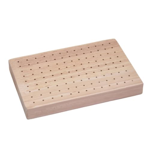 SOLUSTRE Holz Spießständer für Vorspeisen Multifunktionales Display für Catering und Partys für Fingerfood und Snacks für Einfache Präsentation von SOLUSTRE