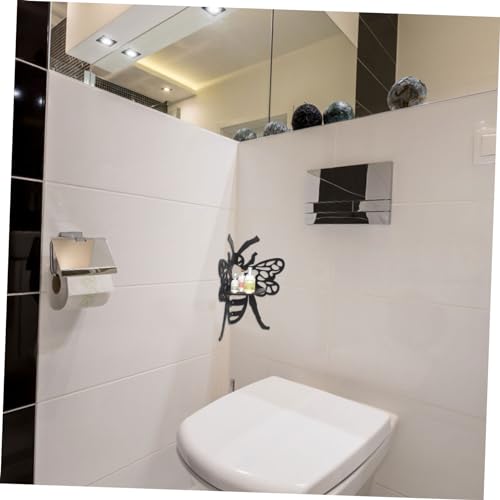 SOLUSTRE Holz Wand eckregal Bienenform Vielseitiges Schwebendes Kerzen Dekoregal Langlebiges Holz Wandregal für Wohnzimmer Badezimmer und Schlafzimmer Dekoratives Aufbewahrungsbrett von SOLUSTRE