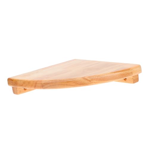 SOLUSTRE Wandregal Aus Holz in Sektorform Wandregale Für Aufbewahrung Eckregal Montiert Robustes Holzregal Für Kleinigkeiten Und Dekoration SOLUSTRE Wandregal Aus Holz in Sektorform Wandregale Für Aufbewahrung Eckregal Montiert Robustes Holzregal Für Kleinigkeiten Und Dekoration von SOLUSTRE