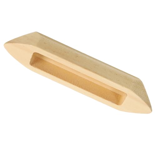 SOLUSTRE Holzkanu Modell Unbemalt Stabiles Desktop Boot Ornament aus Naturholz Handgefertigte Miniatur Boot Dekoration für Büro und Zuhause Rustikales Bastelset für Bootsfreunde von SOLUSTRE