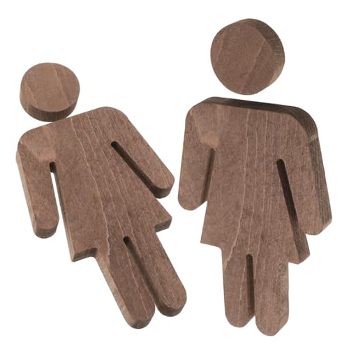 SOLUSTRE Humorvolles Holz toilettenschild mit Mann Frau Symbolen Handgefertigte Wc Türschilder für Badezimmer Dekor Rustikales Badezimmer Wanddekor für Innen und Außen Passend für Zuhause SOLUSTRE Humorvolles Holz toilettenschild mit Mann Frau Symbolen Handgefertigte Wc Türschilder für Badezimmer Dekor Rustikales Badezimmer Wanddekor für Innen und Außen Passend für Zuhause von SOLUSTRE