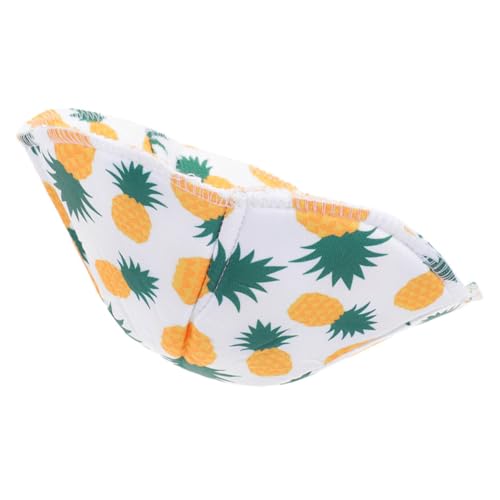 SOLUSTRE Isolierter Mikrowellen Schüsselhalter Hitzebeständig und Rutschfest Dekorative Schüsselabdeckung für Keramik und Suppenschalen Platzsparendes Küchenzubehör Ananas Motiv von SOLUSTRE