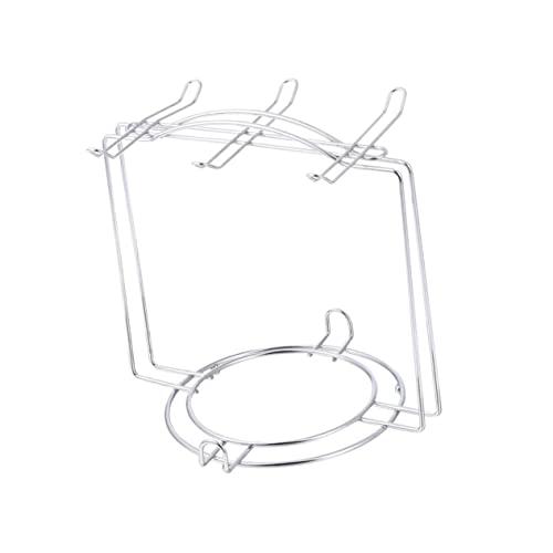 SOLUSTRE Kaffeetassen Organizer aus Multifunktionaler Teller und Becherhalter für Schrank und Arbeitsplatte Platzsparender Tassenständer für Silber SOLUSTRE Kaffeetassen Organizer aus Multifunktionaler Teller und Becherhalter für Schrank und Arbeitsplatte Platzsparender Tassenständer für Silber von SOLUSTRE