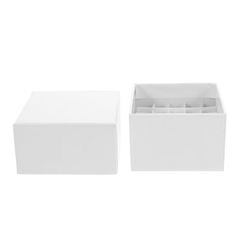 SOLUSTRE Karton Gefrierbox für Röhren Mikrozentrifugen Proben Stapelbare Aufbewahrungsbox mit Deckel für Laborbedarf Praktische und Platzsparende Kryo probenlagerung SOLUSTRE Karton Gefrierbox für Röhren Mikrozentrifugen Proben Stapelbare Aufbewahrungsbox mit Deckel für Laborbedarf Praktische und Platzsparende Kryo probenlagerung von SOLUSTRE
