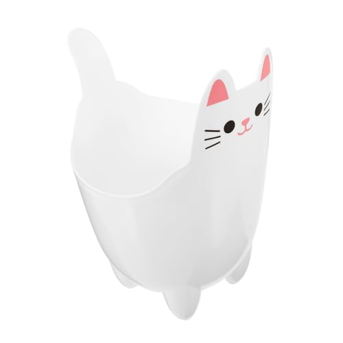 SOLUSTRE Katzenform Mülleimer aus Kompakter Desktop Abfallkorb für Zuhause Büro und Badezimmer Kawaii Abfallbehälter im Süßen Katzendesign SOLUSTRE Katzenform Mülleimer aus Kompakter Desktop Abfallkorb für Zuhause Büro und Badezimmer Kawaii Abfallbehälter im Süßen Katzendesign von SOLUSTRE